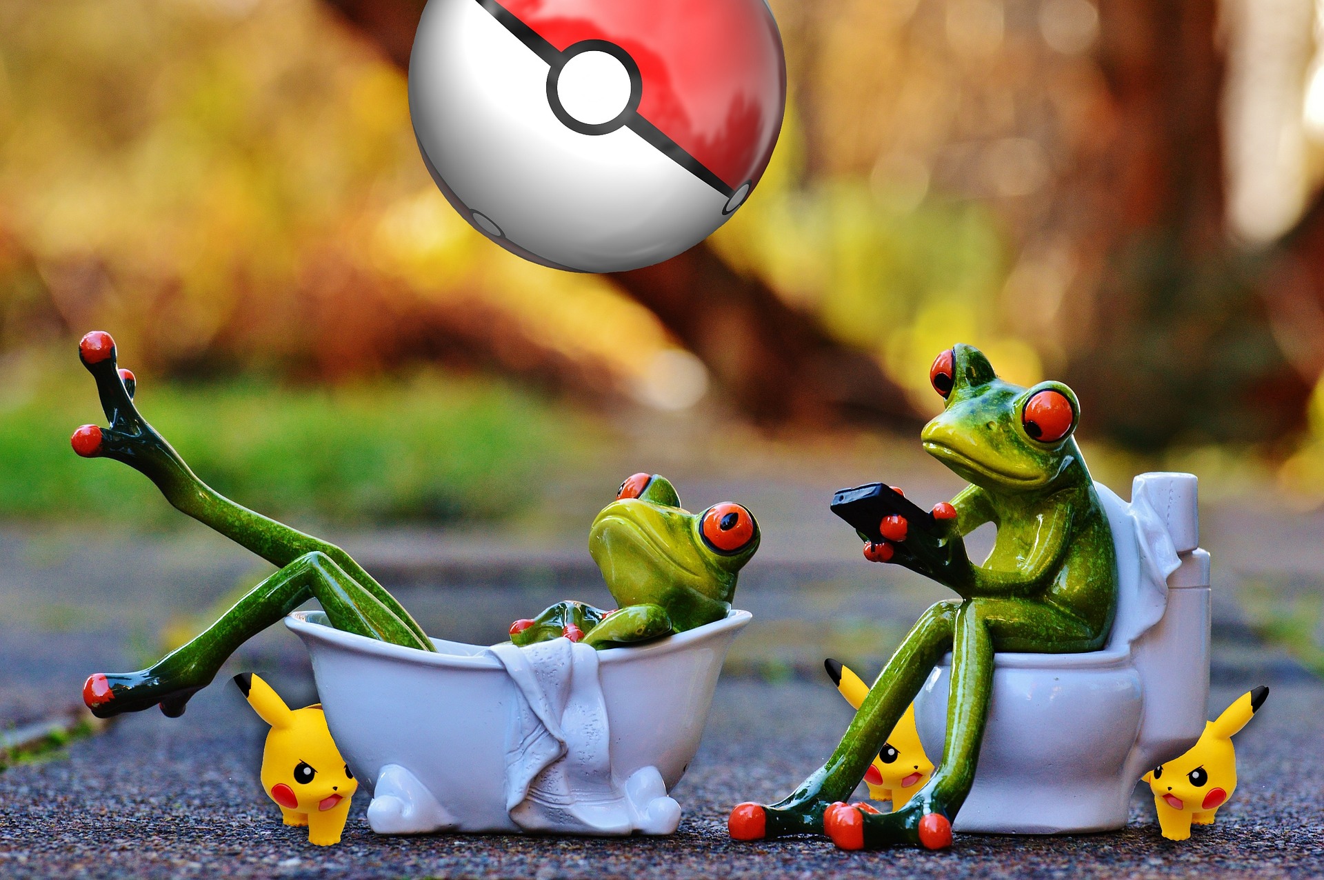 Pokemon Go Game Illustration